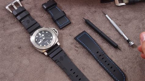 changing a panerai strap|authentic panerai watch straps.